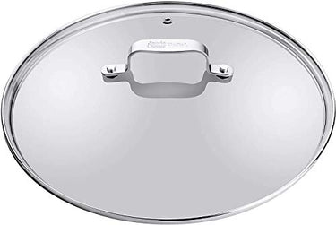 Jamie Oliver by Tefal Pfannen- und Topfdeckel 28cm, Glasdeckel mit Edelstahlrand, Dampfauslassventil, Überlaufschutz, spülmaschinengeeignet, exklusive Jamie Oliver Gravur am Deckelgriff, B89987 im Sale